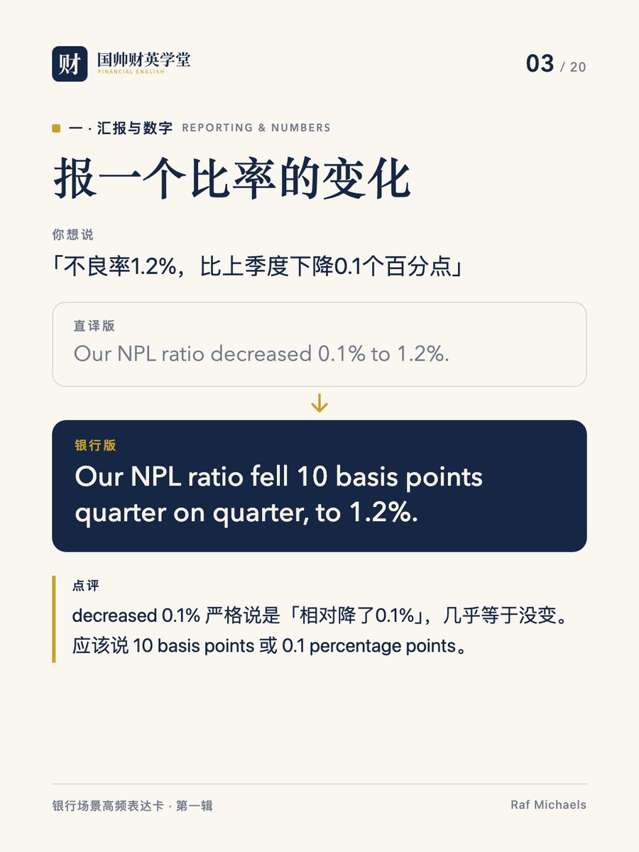 银行英语表达卡 03